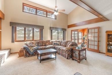 This custom-built home sits on the edge of Walter's Ridge golf on Pheasant Ridge Municipal Golf Course in Iowa - for sale on GolfHomes.com, golf home, golf lot