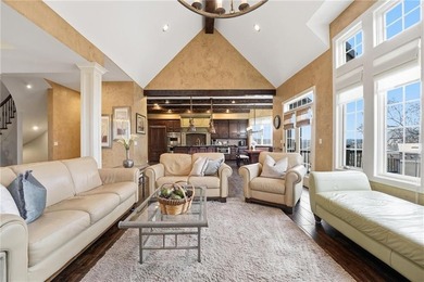 Experience luxury living in this stunning 1.5-story home on The Deuce At the National Golf Club of Kansas City in Missouri - for sale on GolfHomes.com, golf home, golf lot