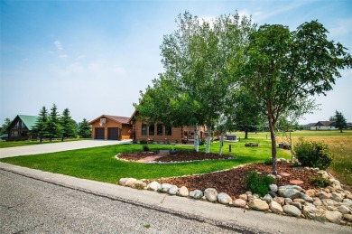 Beautiful rustic log home with modern comforts perfectly on Red Lodge Golf Club in Montana - for sale on GolfHomes.com, golf home, golf lot