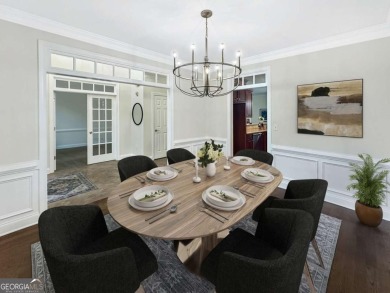 Premier Lake & Golf Living! Welcome to this beautifully on Canongate At Georgia National Golf Club in Georgia - for sale on GolfHomes.com, golf home, golf lot