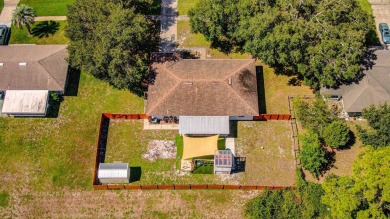 Charming 3BR/2BA concrete block home on the 8th tee of the St on St. Augustine Shores Golf Club in Florida - for sale on GolfHomes.com, golf home, golf lot