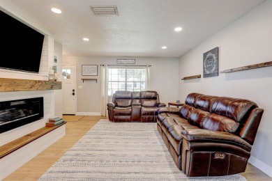 Charming 3BR/2BA concrete block home on the 8th tee of the St on St. Augustine Shores Golf Club in Florida - for sale on GolfHomes.com, golf home, golf lot