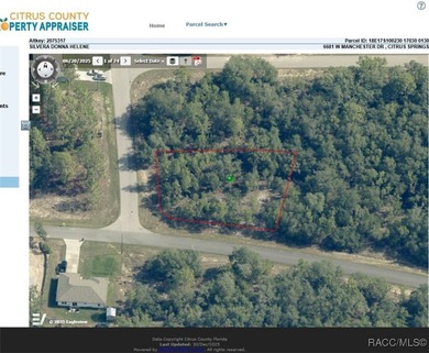 Oversized corner homesite (132x120) in the quickly growing on Citrus Springs Country Club in Florida - for sale on GolfHomes.com, golf home, golf lot