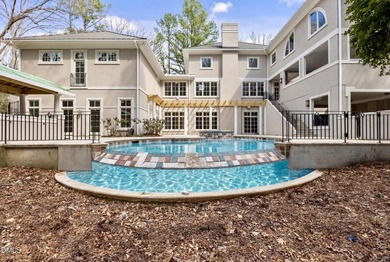 An extraordinary custom built estate w/ gorgeous swimming pool on TPC at Wakefield Plantation in North Carolina - for sale on GolfHomes.com, golf home, golf lot