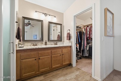 Golf course and water views set the stage for this upgraded 3 on Sundance Golf Club in Arizona - for sale on GolfHomes.com, golf home, golf lot