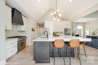 This fully renovated brick ranch with a basement offers luxury on Verdict Ridge Golf and Country Club in North Carolina - for sale on GolfHomes.com, golf home, golf lot