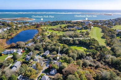 Escape to your Cape Cod dream! This pristine custom-built on Chatham Seaside Links in Massachusetts - for sale on GolfHomes.com, golf home, golf lot