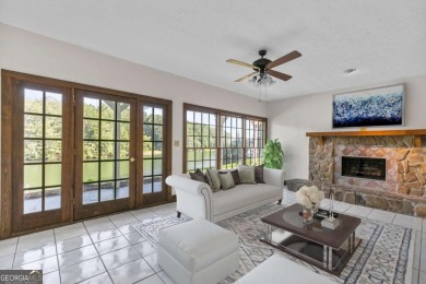 Stunning lake views in a gated community. This beautiful 3 on Fairfield Plantation Golf and Country Club in Georgia - for sale on GolfHomes.com, golf home, golf lot