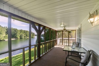 Stunning lake views in a gated community. This beautiful 3 on Fairfield Plantation Golf and Country Club in Georgia - for sale on GolfHomes.com, golf home, golf lot