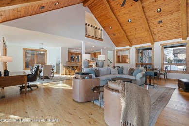 This well-designed Lupine model features an open-concept kitchen on Teton Springs Resort and Club in Idaho - for sale on GolfHomes.com, golf home, golf lot