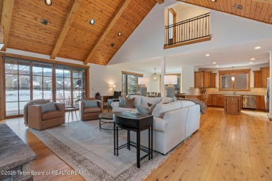 This well-designed Lupine model features an open-concept kitchen on Teton Springs Resort and Club in Idaho - for sale on GolfHomes.com, golf home, golf lot