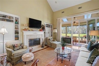 Gorgeous double lagoon and golf course view patio home in on The Landings Club - Oakridge in Georgia - for sale on GolfHomes.com, golf home, golf lot