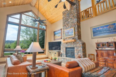 Enjoy this spacious and comfortable 5,254 sq. ft. home with 4 on Teton Springs Resort and Club in Idaho - for sale on GolfHomes.com, golf home, golf lot