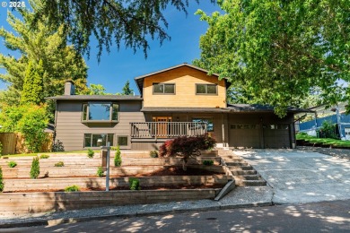 Don't miss this stunning 5-bedroom, 3-bathroom home where modern on Lake Oswego Municipal Golf Course in Oregon - for sale on GolfHomes.com, golf home, golf lot