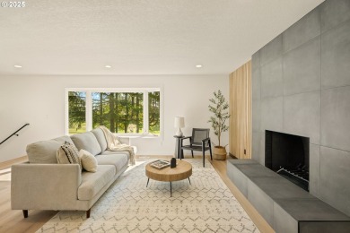 Don't miss this stunning 5-bedroom, 3-bathroom home where modern on Lake Oswego Municipal Golf Course in Oregon - for sale on GolfHomes.com, golf home, golf lot