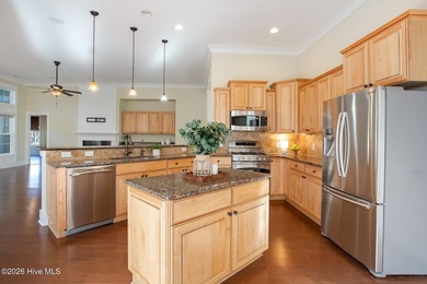 Rare, one-level downsized modern 3BR/2.5BA home in Landfall on Country Club of Landfall in North Carolina - for sale on GolfHomes.com, golf home, golf lot