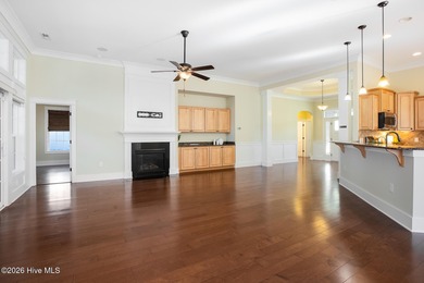 Rare, one-level downsized modern 3BR/2.5BA home in Landfall on Country Club of Landfall in North Carolina - for sale on GolfHomes.com, golf home, golf lot