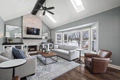 Nestled in a superior cul-de-sac location within the prestigious on Eagle Brook Country Club in Illinois - for sale on GolfHomes.com, golf home, golf lot