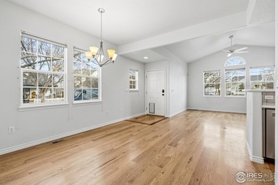 This charming end-unit townhome is nestled in the highly on Indian Peaks Golf Course in Colorado - for sale on GolfHomes.com, golf home, golf lot