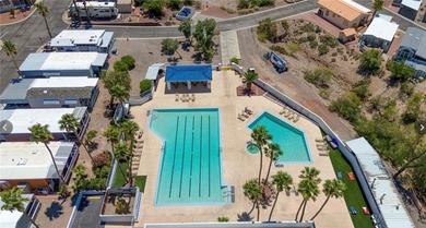 Private retreat backing to the barranca in Riverview RV Resort on Riverview Golf Course in Arizona - for sale on GolfHomes.com, golf home, golf lot