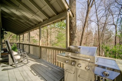 This Big Canoe Plummer cabin showstopper has 3 BR & 2.5 BA (with on Big Canoe Golf Club - Cherokee in Georgia - for sale on GolfHomes.com, golf home, golf lot