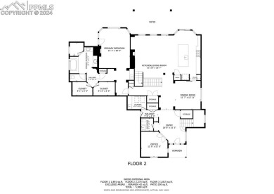 Set on a spacious lot with plenty of room between neighbors on Plum Creek Golf and Country Club in Colorado - for sale on GolfHomes.com, golf home, golf lot