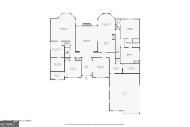 Beautiful Brick Ranch with Finished Basement in a Sought-After on Bear Creek Golf Club Inc in Georgia - for sale on GolfHomes.com, golf home, golf lot