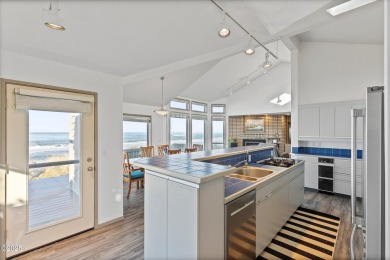 Nestled on the dramatic Salishan Spit this  oceanfront home on Salishan Spa and Golf Resort in Oregon - for sale on GolfHomes.com, golf home, golf lot