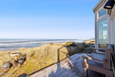 Nestled on the dramatic Salishan Spit this  oceanfront home on Salishan Spa and Golf Resort in Oregon - for sale on GolfHomes.com, golf home, golf lot