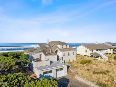 Nestled on the dramatic Salishan Spit this  oceanfront home on Salishan Spa and Golf Resort in Oregon - for sale on GolfHomes.com, golf home, golf lot