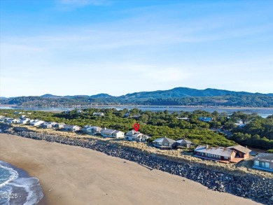 Nestled on the dramatic Salishan Spit this  oceanfront home on Salishan Spa and Golf Resort in Oregon - for sale on GolfHomes.com, golf home, golf lot