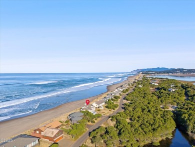 Nestled on the dramatic Salishan Spit this  oceanfront home on Salishan Spa and Golf Resort in Oregon - for sale on GolfHomes.com, golf home, golf lot