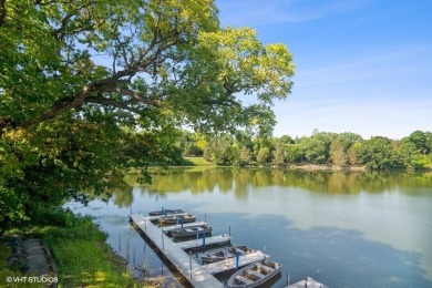 This beautifully updated two bedroom plus loft retreat lives on Lake Barrington Shores Golf Course in Illinois - for sale on GolfHomes.com, golf home, golf lot