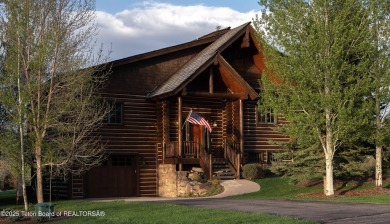 This beautifully maintained 4-bedroom, 4.5-bath log cabin in on Teton Springs Resort and Club in Idaho - for sale on GolfHomes.com, golf home, golf lot