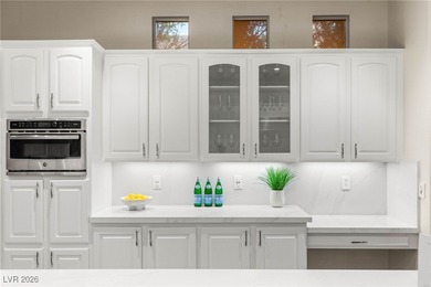 Seamless indoor-outdoor living meets luxury in this renovated on Red Rock Country Club in Nevada - for sale on GolfHomes.com, golf home, golf lot