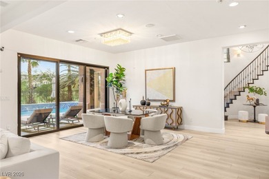 Seamless indoor-outdoor living meets luxury in this renovated on Red Rock Country Club in Nevada - for sale on GolfHomes.com, golf home, golf lot