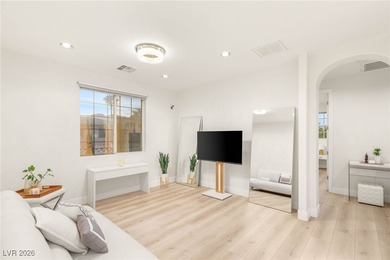 Seamless indoor-outdoor living meets luxury in this renovated on Red Rock Country Club in Nevada - for sale on GolfHomes.com, golf home, golf lot