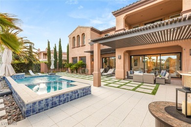 Seamless indoor-outdoor living meets luxury in this renovated on Red Rock Country Club in Nevada - for sale on GolfHomes.com, golf home, golf lot
