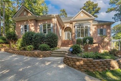 Stunning custom build, brick home, located in the gated and golf on Carolina Trace Country Club in North Carolina - for sale on GolfHomes.com, golf home, golf lot
