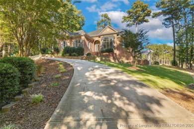 Stunning custom build, brick home, located in the gated and golf on Carolina Trace Country Club in North Carolina - for sale on GolfHomes.com, golf home, golf lot