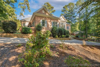 Stunning custom build, brick home, located in the gated and golf on Carolina Trace Country Club in North Carolina - for sale on GolfHomes.com, golf home, golf lot