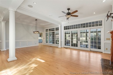 Stunning custom build, brick home, located in the gated and golf on Carolina Trace Country Club in North Carolina - for sale on GolfHomes.com, golf home, golf lot
