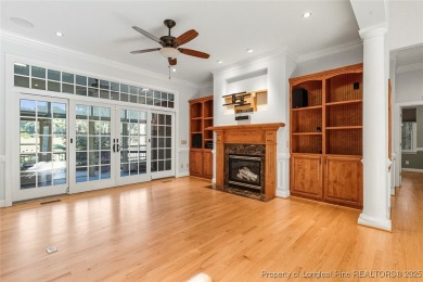 Stunning custom build, brick home, located in the gated and golf on Carolina Trace Country Club in North Carolina - for sale on GolfHomes.com, golf home, golf lot