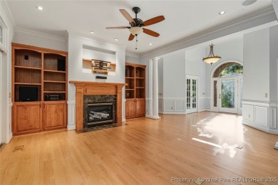 Stunning custom build, brick home, located in the gated and golf on Carolina Trace Country Club in North Carolina - for sale on GolfHomes.com, golf home, golf lot