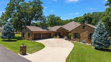 This stunning home offers timeless craftsmanship, luxurious on The Coves Golf Course in Oklahoma - for sale on GolfHomes.com, golf home, golf lot