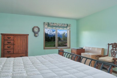 Enjoy clear Teton views from this wonderful home in Golf & on Jackson Hole Golf and Tennis Club in Wyoming - for sale on GolfHomes.com, golf home, golf lot
