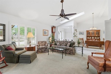 Sweet and solid Sugarmill home featuring a desirable split 2/2 on Sugarmill Woods Golf and Country Club in Florida - for sale on GolfHomes.com, golf home, golf lot