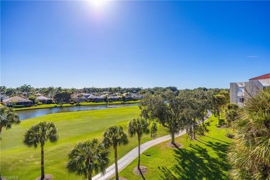 Perched high above it all, this rare end-unit penthouse offers on Pelican Marsh Golf Club in Florida - for sale on GolfHomes.com, golf home, golf lot