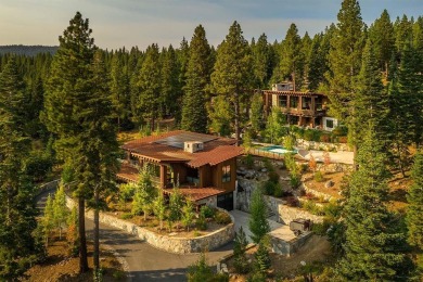 This 9,352-square-foot compound, including both a main residence on Martis Camp Golf Course in California - for sale on GolfHomes.com, golf home, golf lot