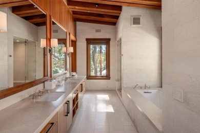 This 9,352-square-foot compound, including both a main residence on Martis Camp Golf Course in California - for sale on GolfHomes.com, golf home, golf lot